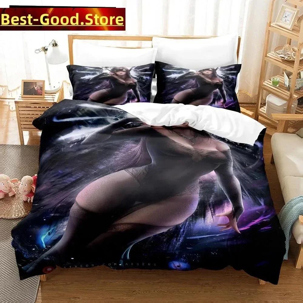 3D Anime Sexy Girls Overwatch Bedding Set Printed Bed Set With Pillowcase Duvet Cover Soft Single Double Queen Super King Size