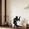 3D-gedruckte Kung-Fu-Figur Kung-Fu-Meister-Statue mit exquisiter Textur Stabile Basis