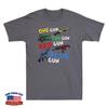 One Gun Two Gun Red Gun Blue Gun Funny Men's T-Shirt Novelty Gift For Gun Lover