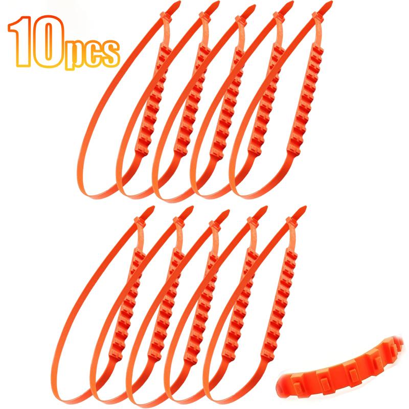 

10/20 шт. Автомобильная цепь для шин Нейлоновая цепь для шин Универсальная Внедорожник Грузовик Автомобильное колесо Антипробуксовочная цепь Безопасная Регулируемая Снежная для Безопасности