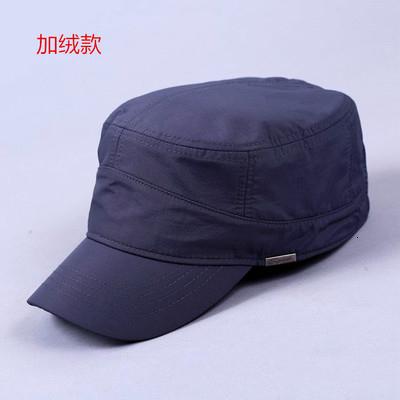 Winter Big Head Man Large Size Fleece Army Flat Cap Men Summer Polyester Plus Size Mesh Military Hat 55-60cm 60-65cm