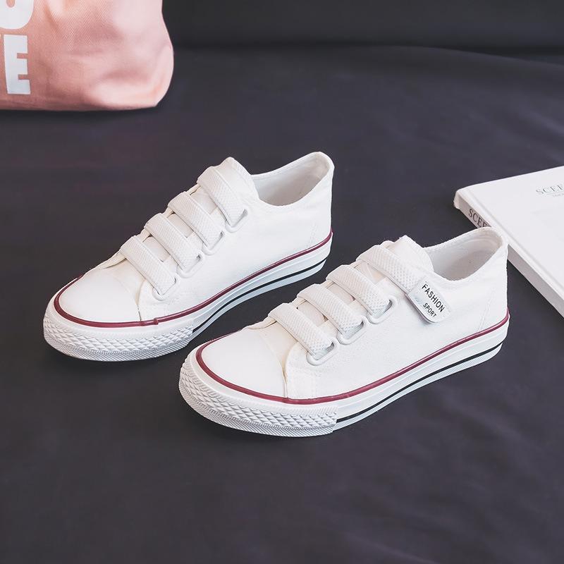 Korean Style Trendy Versatile Canvas Shoes Ladies Summer Breathable Student Casual Shoes Lightweight Comfort  Women's Shoe