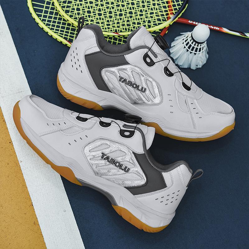 New Badminton Shoes, Slippery Sneakers, Shock-absorbing and Lightweight Table Tennis Shoes, Couple Tennis Shoes
