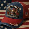 250th Anniversary 3D Printed Baseball Cap American Independence Day Commemorative Hat Outdoor Hat