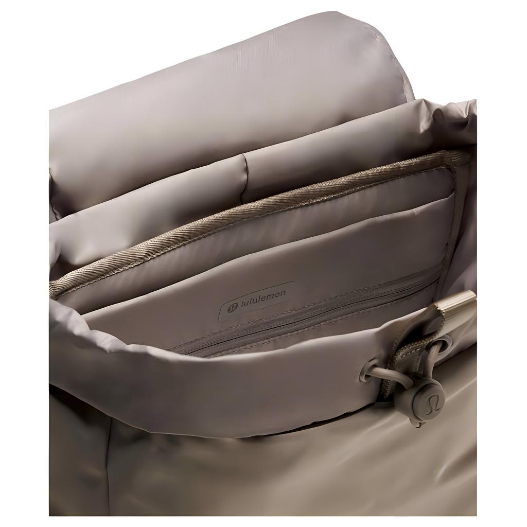 Lululemon Wunderlust 14L Versatile Lightweight Nylon Backpack Unisex Backpacks Warm-Brown-Gray LU9COIS-070108