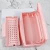 1pcs Nail Tool Sterilizer Tray, White Disinfection Box For Steel Metal Nipper, Tweezers Equipment Cleaner Plastic Clean Steriliz