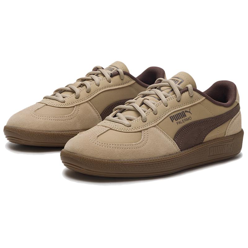 Puma Palermo Pop - Gebrannte Mandel Flach Bronze Unisex Sneaker Tan 403257-04