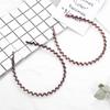Elastic Plastic Leopard 1 pc Fashion Mens Women Unisex Black Hair Head Hoop Band Sport Headband Hairband Accessories