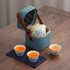 Travel Tea Set Kuaike Cup One Pot Three Cups Portable Small Set