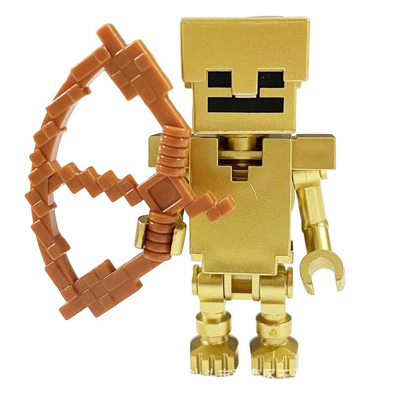 Ninja Warrior Superhero Doll With Weapon Single Building Block Assembly Toy