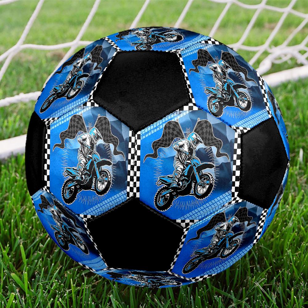 Off Road Motorcycles Theme Size 5 Soccer Ball, Suitable for Both Indoor and Outdoor Matches, a Gift Suitable for Everyone.