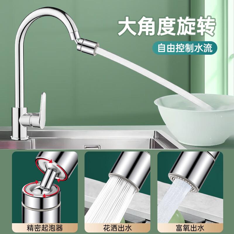 Universal Rotatable Kitchen Faucet Aerator