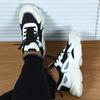 Mesh breathable thick-soled dad shoes casual sports shoes soft-soled comfortable student school shoes