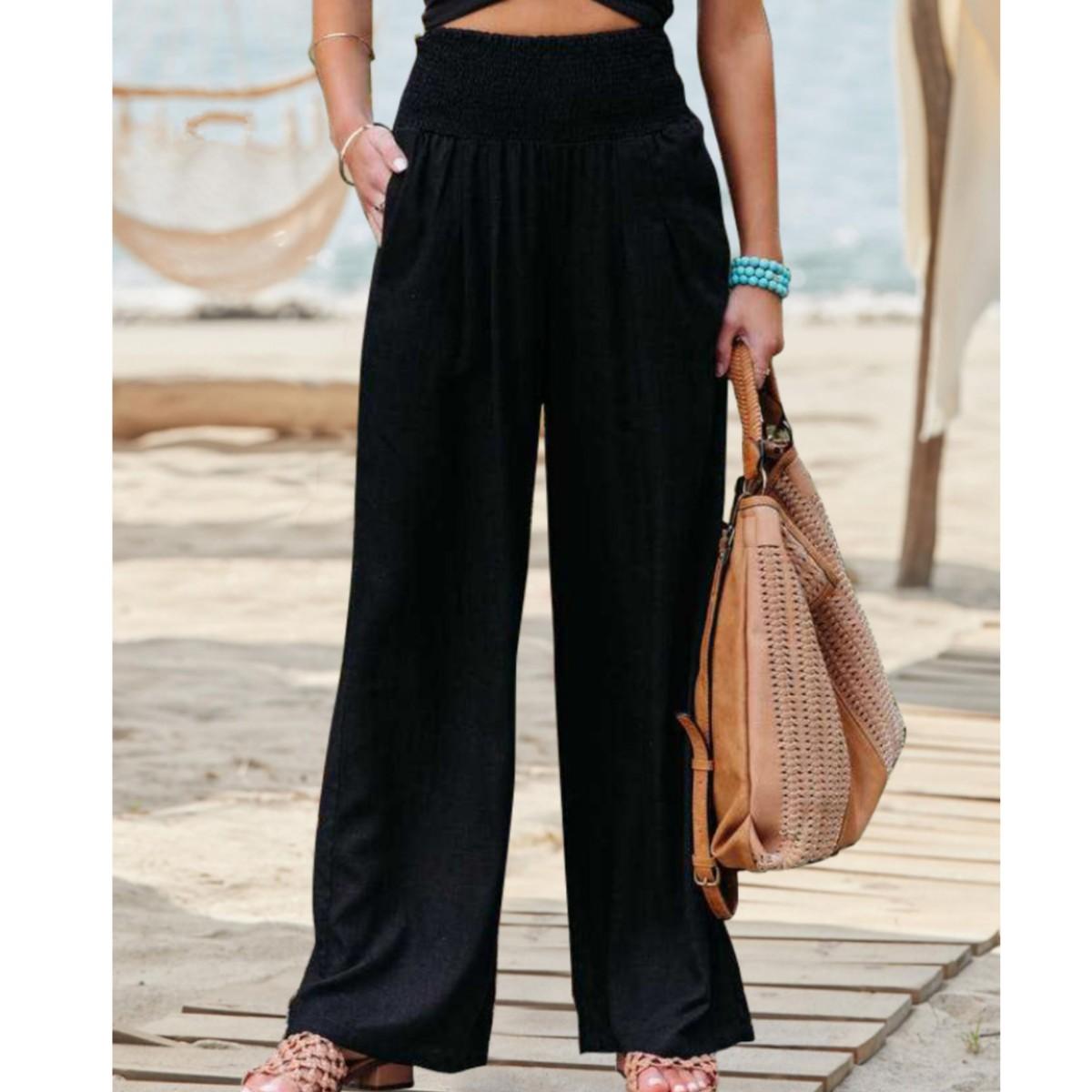 

Свободные широкие брюки с твердой резинкой на талии, мешковатые летние беговые брюки, женские длинные брюки, женские спортивные брюки для женщин, брюки M