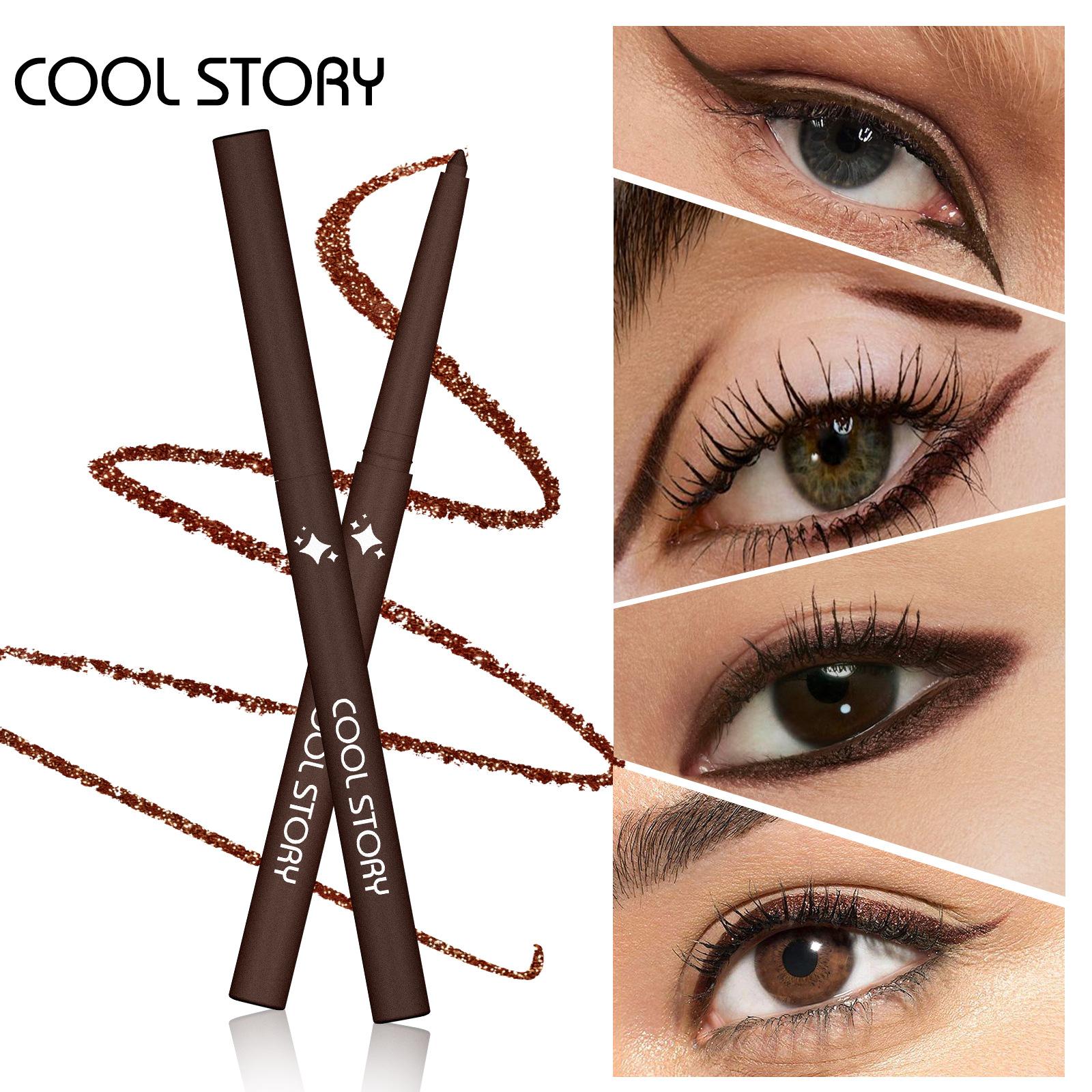 

Одноцветный матовый гелевый карандаш для глаз, кремовый и шелковистый, легко наносится, водостойкий и устойчивый к поту, многофункциональные тени для век