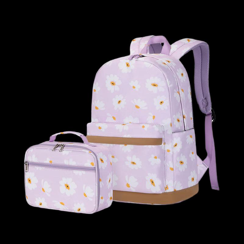Li Shen Printed Two-piece Backpack Set
