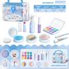 Children'S Play House Simulation Makeup Toys Girls Makeup Sets Non-Smearing With Storage Box Tools