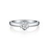 Light Luxury Oval 0.5Ct Moissanite Ring S925 Silver-Plated Engagement Ring Women'S Ring