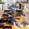 1pc Shadowy Figures Gather Carpet for Playroom Bedroom Living Room Sofa Home Decor,kids Game Area Rug Non-slip Floor Mat Y8263