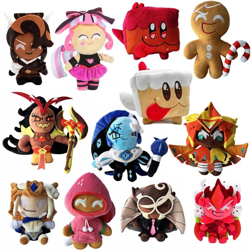 Anime Shadow Milk Cookie Run Kingdom Plush Toys Fairy Strawberry Stuffed Dolls Cake Plushie Figure Decoration Christmas Gift
