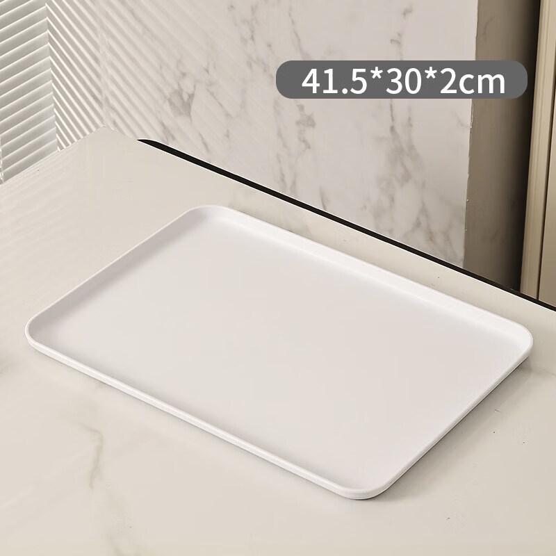 Qiwei Nordic Japanese Style Rectangular Plastic Serving Tray
