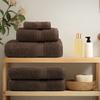 Premium Sauna Towels SOLUND 4 Pcs Brown 80x200 cm 600 g m²