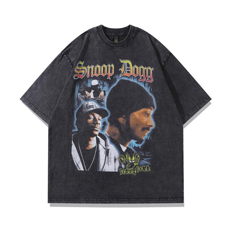 Fried Color Crew Neck Sweater Autumn American Hip Hop Direct Injection Printing Long Sleeve T-Shirt Men And Women