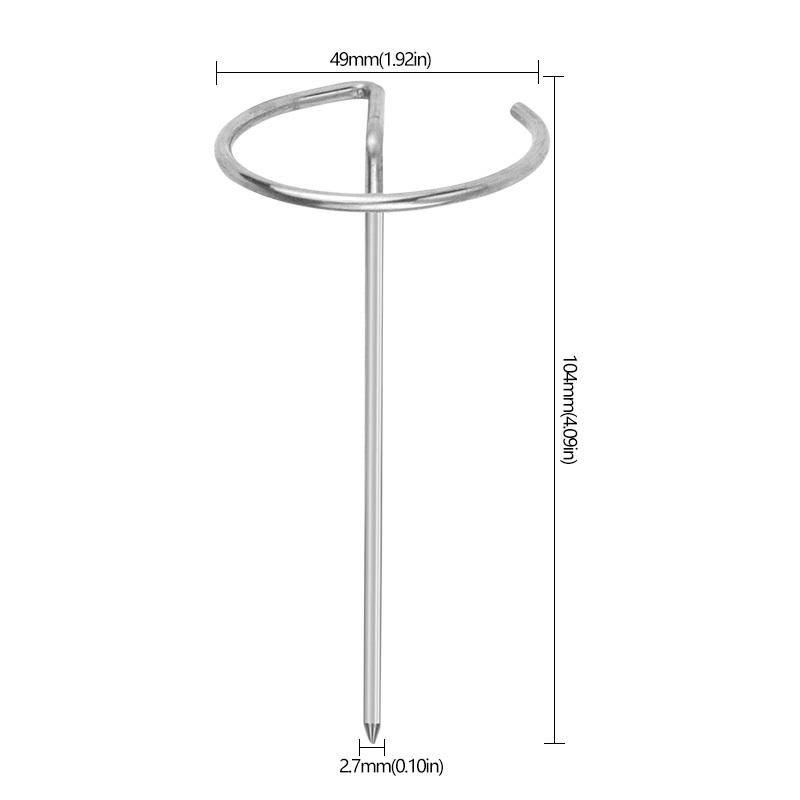 

1 шт. электрическая духовка фритюрница барбекю инструмент 430 нержавеющая сталь вертикальный гриль шампур для мяса шампур можно повесить на плоскую поверхность гриля