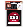 12 stickers personnalisables team EVG pour vêtements personnalisables