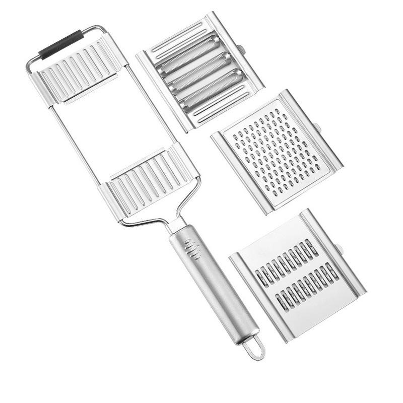 

Stainless Steel Vegetable Fruit Slicer Multi-purpose Manual Vegetable Cutter Shredder Potato Carrot Cucumber Grater Kitchen Tool