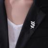 Fashion Metal Brooch Stainless Steel Hummingbird Eagle Hawk Animal Lapel Pins for Suit Office Clothing Unique Gift Idea