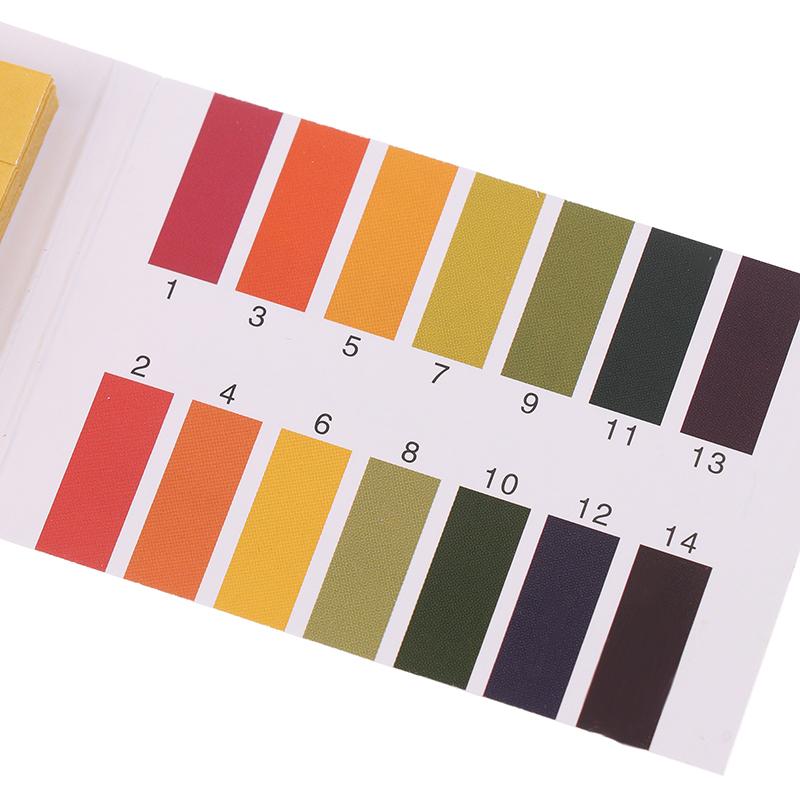 400Pcs/5Books Professional 1-14 Ph Litmus Paper Ph Test Strips Water Cosmetics Soil Acidity Test Strips With Control Card