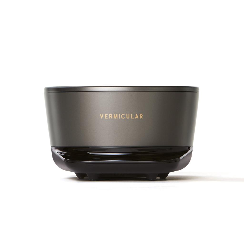 Vermicular Rice Pot Mini 3 Cup Rice Cooker Truffle Gray with Exclusive Recipe Book RP19A-GY