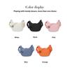 Simple Solid Color Large-capacity Durable Nylon Messenger Bag