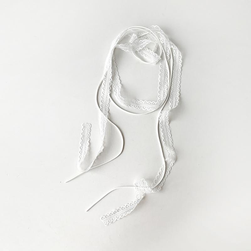 Lace Scarf for Women Long Skinny Belt Necktie Neck Scarf Girls Photo Props Long Neckerchief Skinny Scarf Necktie