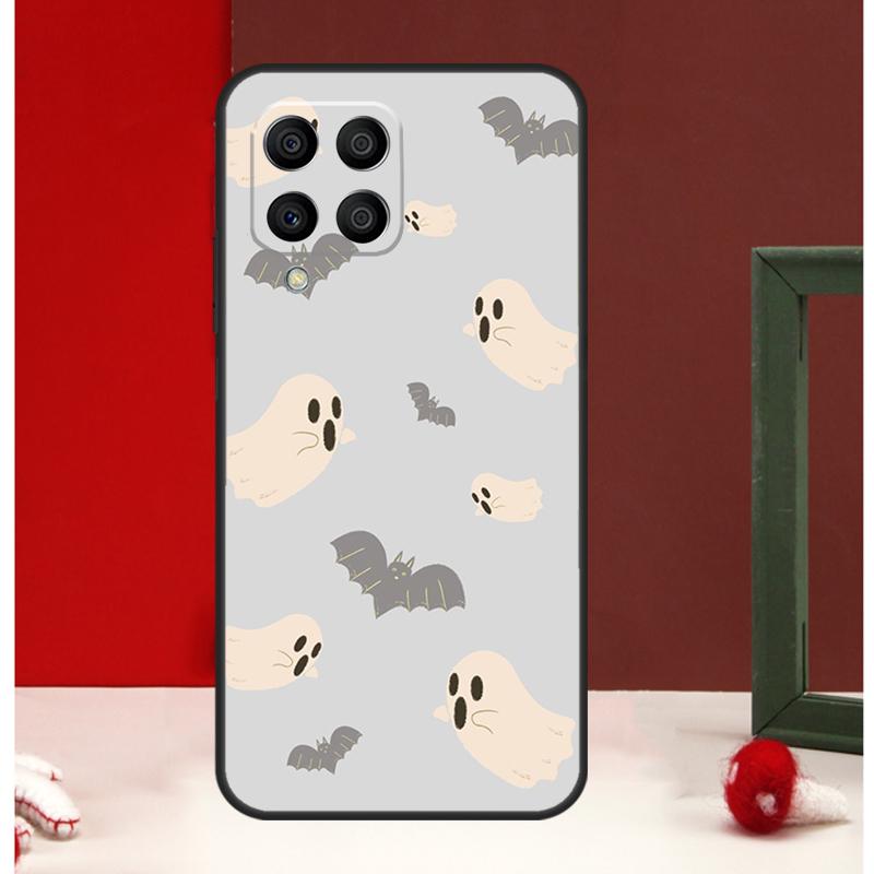 Cute Halloween Ghost Bat Cover For Samsung Galaxy M23 M13 M33 M53 M31 M51 M21 M30s M20 M12 M32 M52 M54 M34 M14 Case