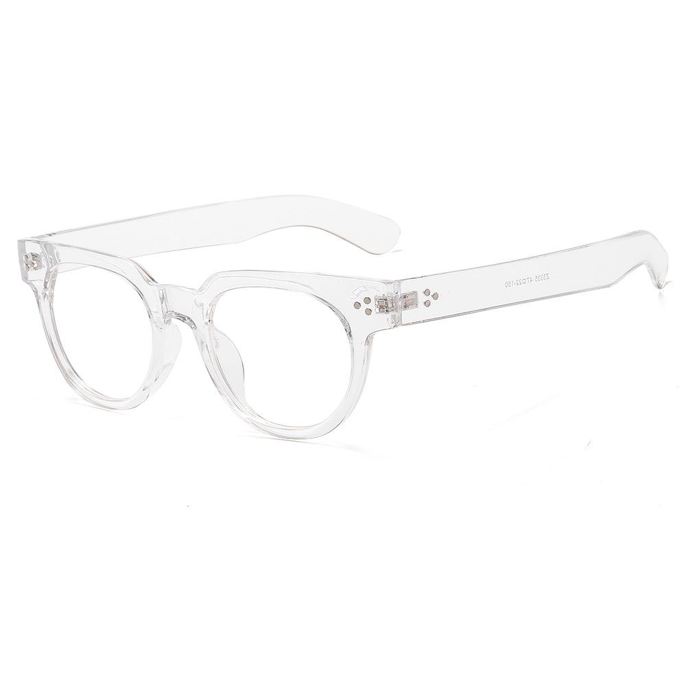 

2019Cl Glasses Frame, Retro Round Frame Rice-Ordered Flat Glasses, Star With The Same Frame Glasses For Men men s classic