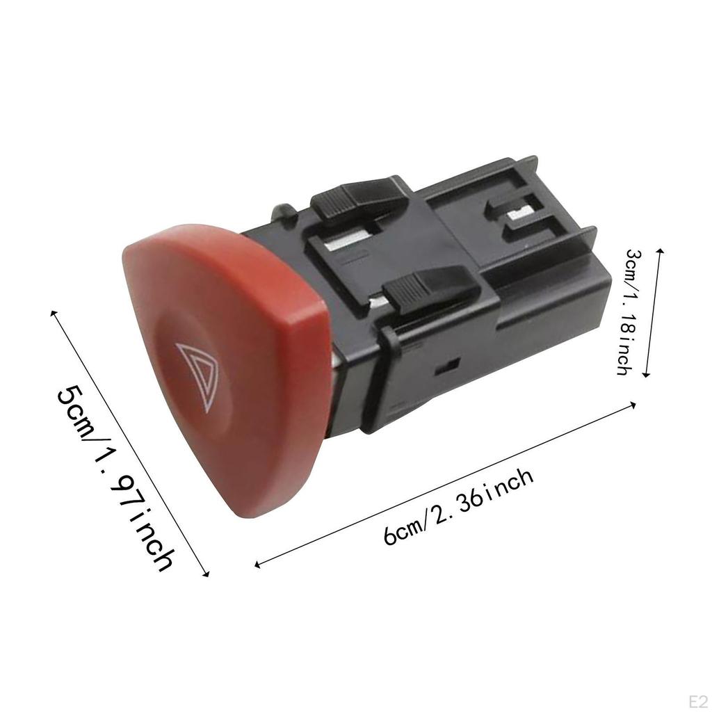 Hazard Lighting Switch Button, 8200 442 724, Easy To Use Wear Resistant Practical Convenient Sturdy