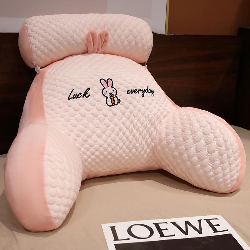 Soft Backrest Pillow for Sofa or Bed - Perfect for Waist Support and Relaxation