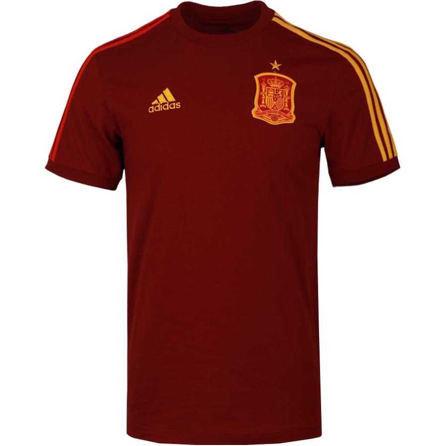 

Adidas Удобная повседневная футболка-пуловер с коротким рукавом, мужские топы, красный FI6303 M