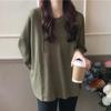 2025 Spring/Autumn Korean Loose-Fit Hooded Pullover Sweater for Women - Long-Sleeved Trendy Style