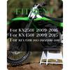 JFG Racing Dirt Bike Chain Guard Guide + Chain Slider Protection for KX250F 2009-2016, KX450f 2009-2015, KLX450R 2013-2015/2018-2019, Green