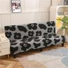 Stretch Futon Slipcover Armless Sofa Cover Furniture Protector Without Armrests Slipcover Soft with Elastic Bottom for Kids