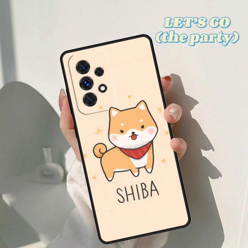 Custodia per telefono Cane Shiba Inu Animale Per Samsung Galaxy A42 A31 A40 A51 A71 A32 A80 A91 A52 A72 A73 A20e A21S A50 A70 A11 A12 Cover