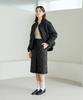 210EDIT Women'S Quilted Padded Wrap Skirt [Matte Black]_Zf4Sk510