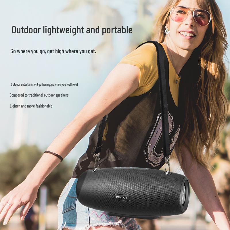 Zealot S67 Portable Outdoor Bluetooth Subwoofer Speaker