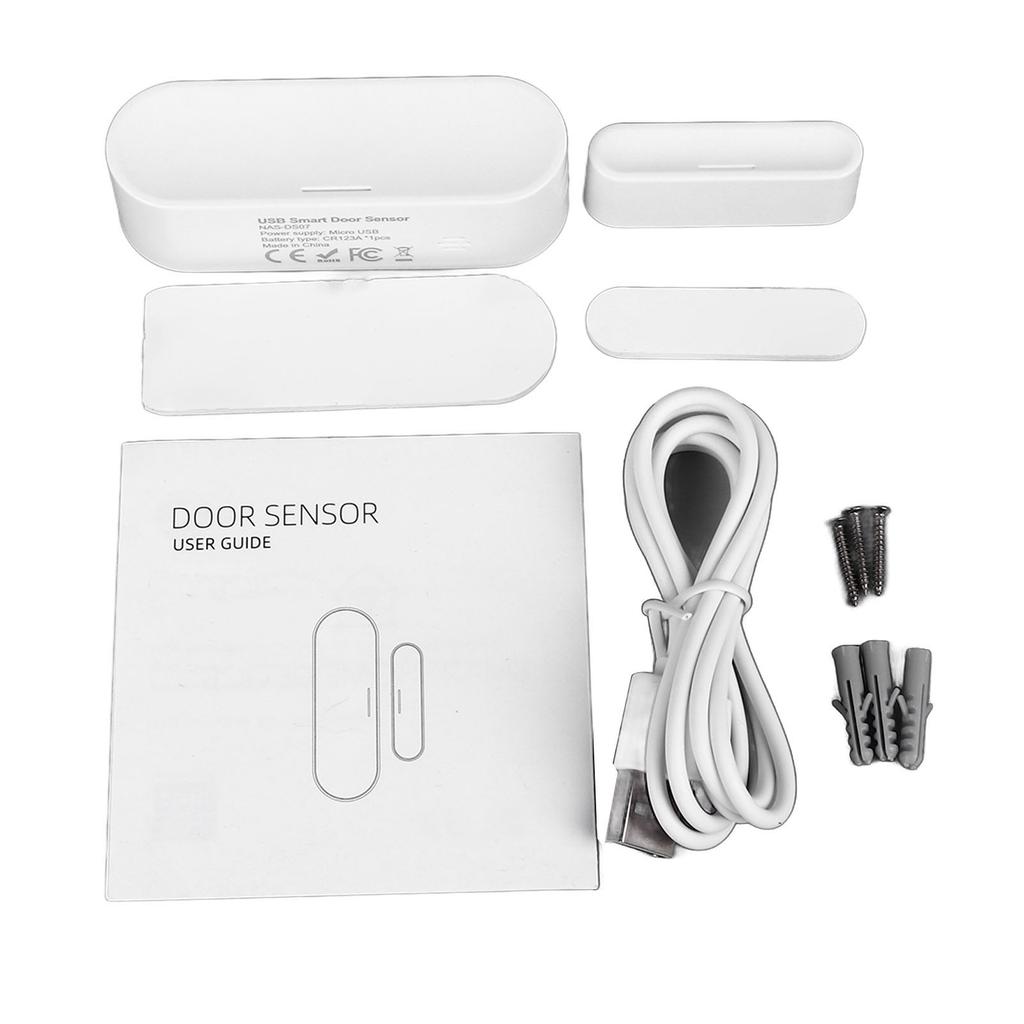 Door Open Closed Detectors Push Alarm Wireless Window Detector Door Open Contact Sensor for ZigBee