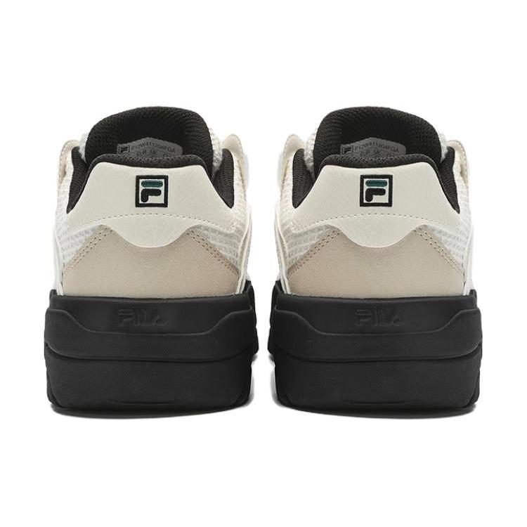 Fila Rosetta Colorful Textile, Synthetic Leather Low Top Casual Shoes Women's Black White F12W411204FGA