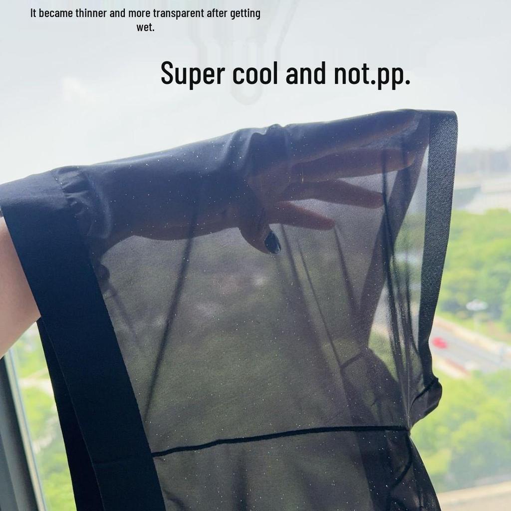 10A Antibacterial Gypsophila Ice Silk Men's Boxer Briefs - 50g Transparent Floating Mask