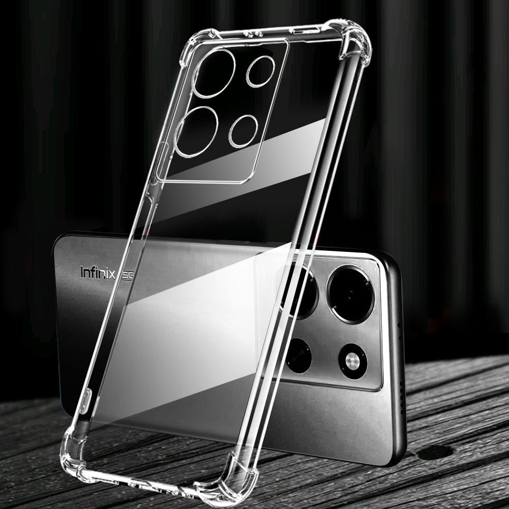 

For Infinix Smart 9 8 7 6 Note 30 40 Pro Plus 12 11 Pro VIP Zero 30 40 GT 20 Pro Case Clear Soft Silicone Shockproof Cover InfinixZero40 4G